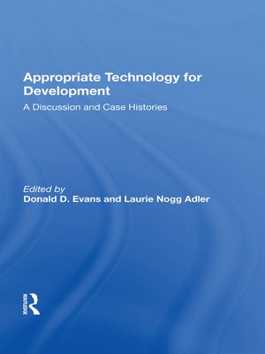 cover image of Appropriate Technology For Development